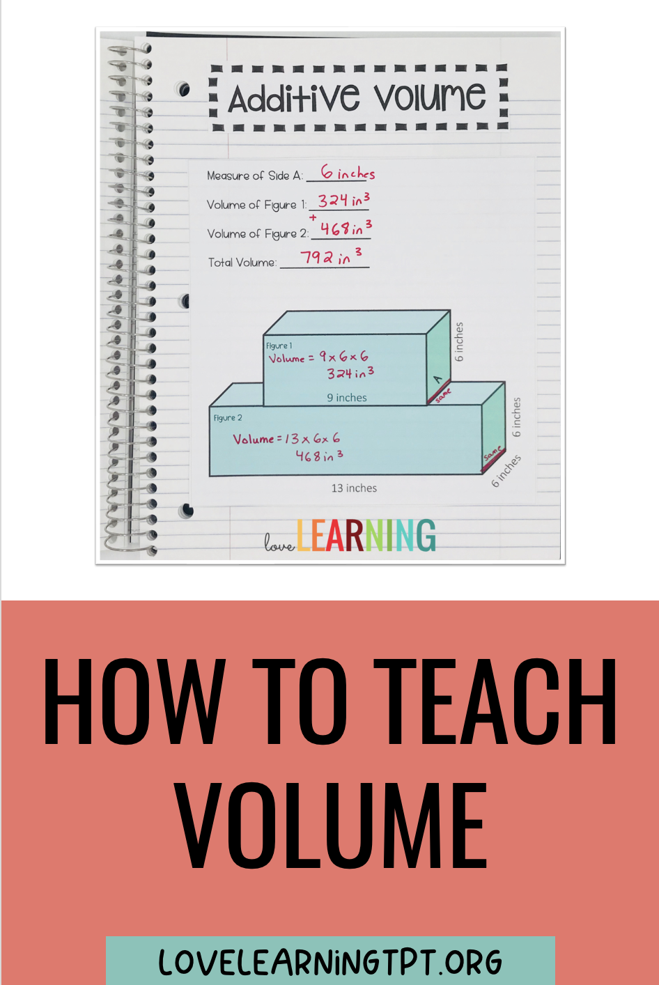 how to teach volume to fifth graders