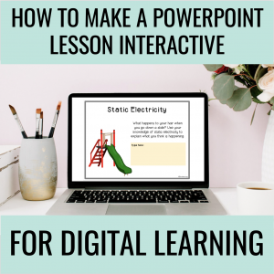 How to make a powerpoint lesson interactive and digital