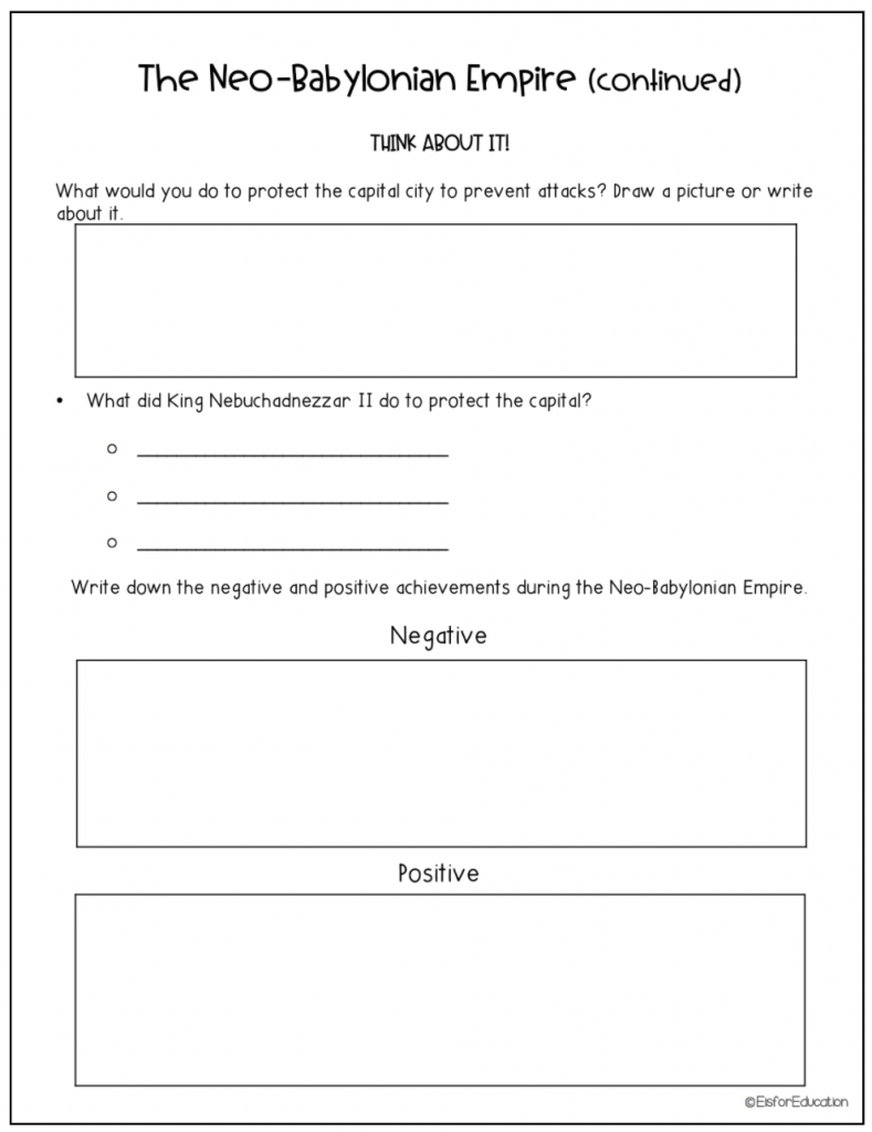 Babylonian Empire Lesson