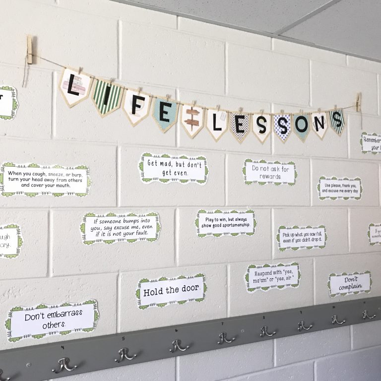 Life Lessons: A Classroom Management Strategy – Love Learning