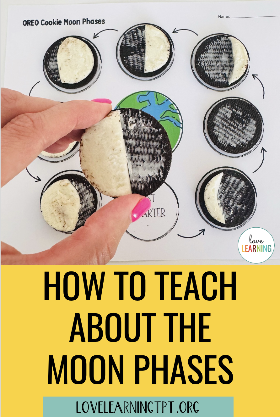 how to teach about the moon phases in an elementary classroom